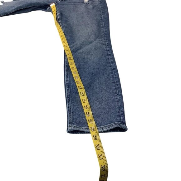 Silver Jeans Not Your Boyfriends Jeans Mid Rise Blue Denim Size W27/L27 - Picture 5 of 9